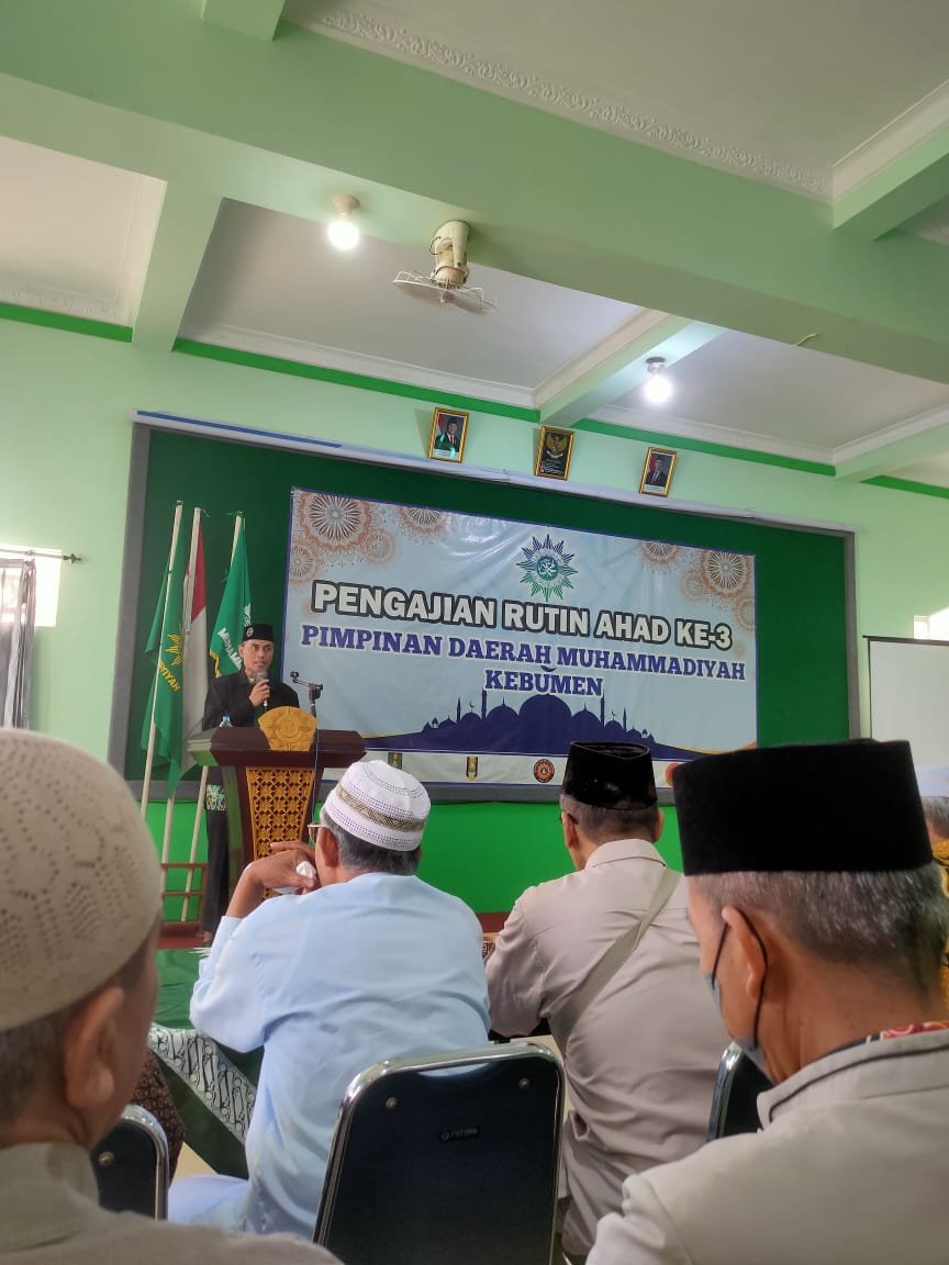 Pengajian Ahad Ke-3 PDM Kebumen Bertemakan Penguatan Iman