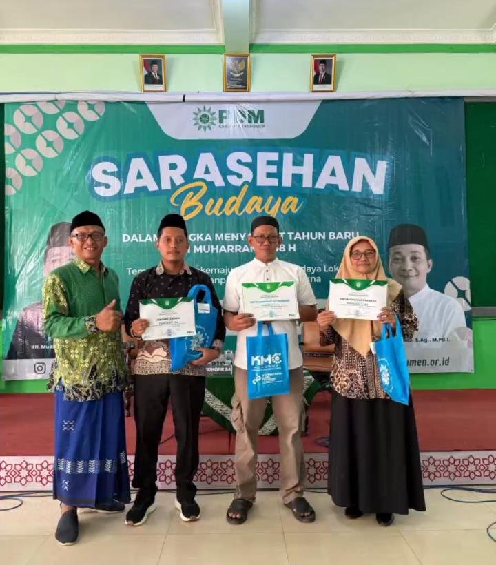 Sarasehan Budaya 1 Muharram 1448 H PDM Kebumen Lantik Korps Mubaligh Baru dan Tegaskan Dakwah Budaya Bebas Syirik